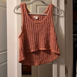Aeropostale Cropped Knit Tank